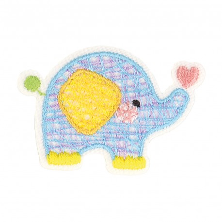 Ecusson joli monde de la nature - Eléphant