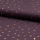 Tissu Viscose Pois Foil Fond Mauve