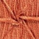 Tissu Voile Imprimé Fleurs Brique 