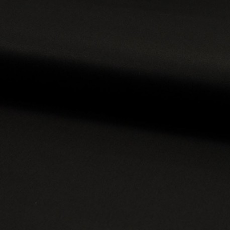 Tissu Satin de Coton Noir