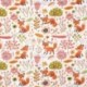 Tissu Imprimé Foxy Roux 