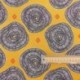 Tissu Cretonne Imprimé Douala Jaune