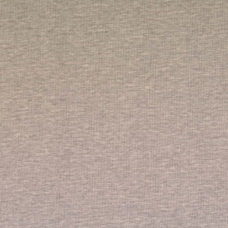 Tissu Jersey Côtele Lurex Gris 