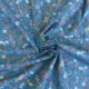 Tissu Popeline Sarah Shelby Petites Fleurs Bleues