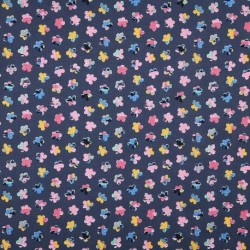 Tissu Cretonne Zouk Multicolore