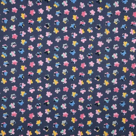 Tissu Cretonne Zouk Multicolore