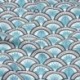 Tissu Cretonne Sanaga Azur