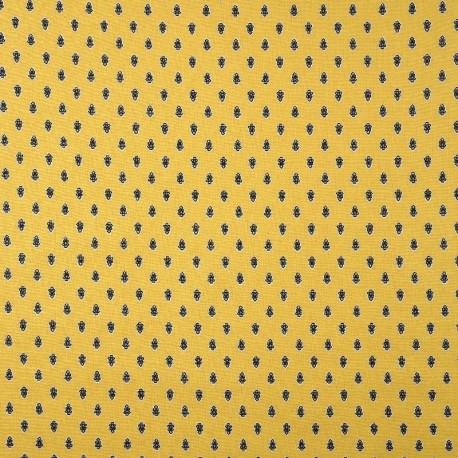 Tissu Imprimé Bonnieux Jaune