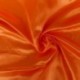 Tissu Satin Uni Orange 
