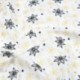 Tissu Cretonne Imprimée Illumine Noir 