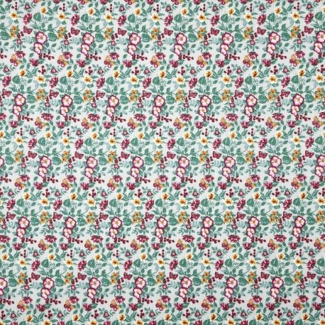 Tissu Cretonne Imprimée Romancero Multico 