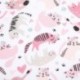 Tissu Cretonne Imprimée Canaillou Rose 