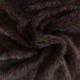 Tissu Mouton Brillant Poils Marron