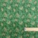 Tissu Coton Noël Imprimé Pins Vert 