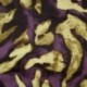 Tissu Satin Imprimé Taches Violet