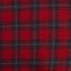 Tissu Viscose Carreaux Rouge 
