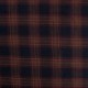 Tissu Viscose Carreaux Navy 
