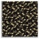 Tissu Crepe Noir Imprime Feuillage 