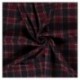 Tissu Jacquard Laineux Rouge