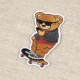 Ecusson ourson star - Skate