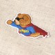 Ecusson ourson star - Superman