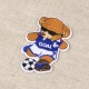 Ecusson ourson star - Footballeur