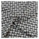 Tissu Chouchou Imprime Noir