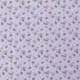 Tissu Popeline Imprimé Fleurettes Lilas 