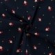 Tissu Popeline Coton Santa Navy