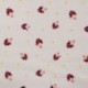 Tissu Popeline Coton Santa Blanc 