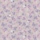 Tissu Jersey Coton Fleurs Rose
