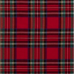 Tissu Tartan Ecossais Rouge 