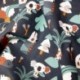 Tissu Cretonne Imprimé Bold Safari Bleu 