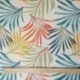 Tissu Bachette Imprimé Palmette Beige 