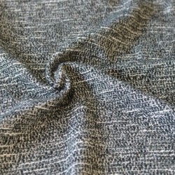 Tissu Tissé Marley Noir 