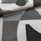 Tissu Jacquard Curvy Gris