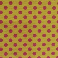 Tissu Toile Imprimée Josephine Jaune 