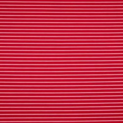 Tissu Punta Yarn Petite Rayure Rouge 