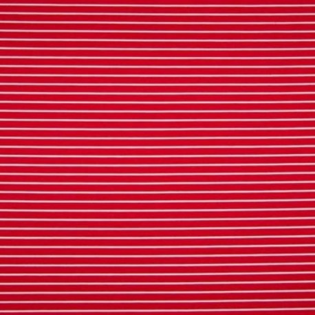 Tissu Punta Yarn Petite Rayure Rouge 
