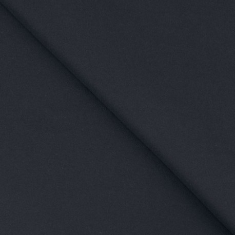 Tissu Viscose Twill Uni Jean Foncé 