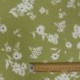 Tissu Crepe Imprimé Amande 