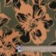 Tissu Viscose Imprimé Orange 