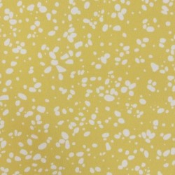 Tissu Crepe Imprimé Jaune
