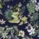 Tissu Crepe Souple Imprimé Marine 