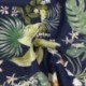 Tissu Crepe Souple Imprimé Marine 