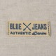 Ecusson blue jeans - Yellow