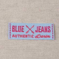 Ecusson blue jeans - Bleu