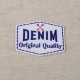 Ecusson denim original - Blanc