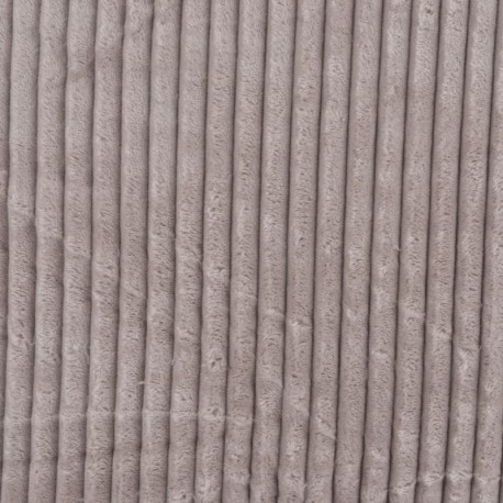 Tissu Polaire Microfibre Cotelée Sable
