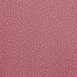 Tissu Jersey Coton Confetti Rose